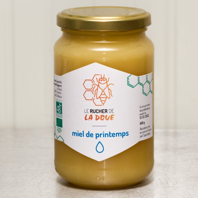 Miel bio de printemps